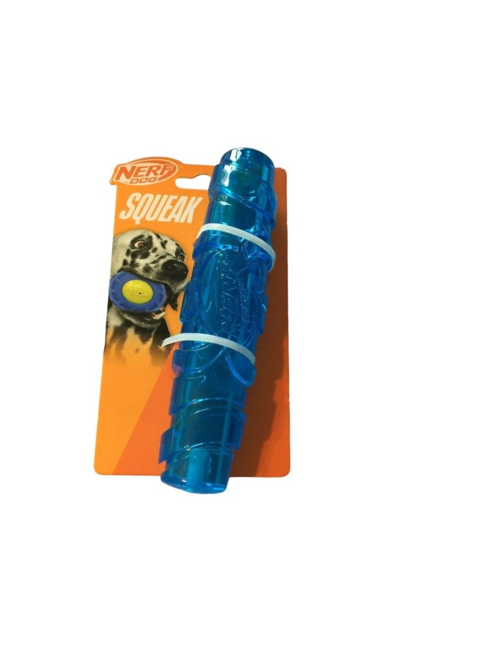 Nerf Dog 6 1/2" Blue Squeak Throw Dog Toy
